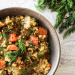 traditional vegetable barley soup vegan