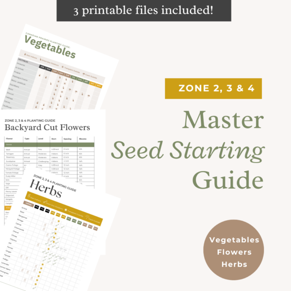 Master Seed Starting Guide - Veggies, Flowers & Herbs