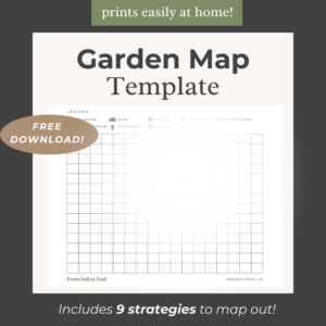 FREE Garden Map Template